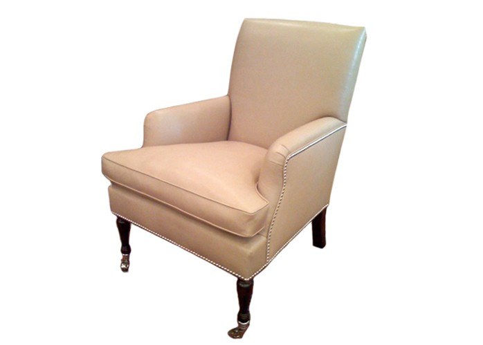 mccall armchair with nailheads